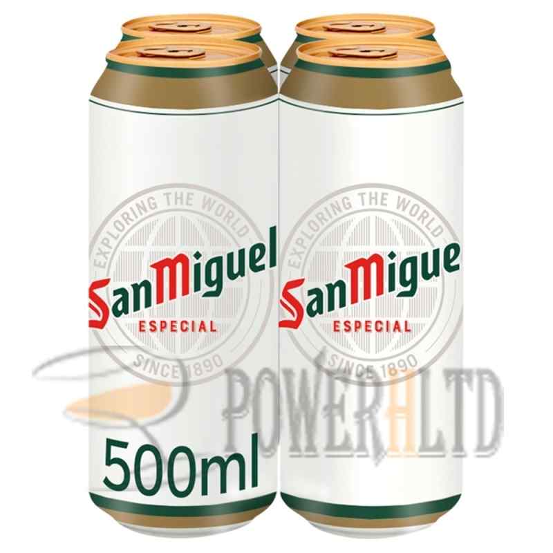 San Miguel Premium Lager Beer 4 x 500ml