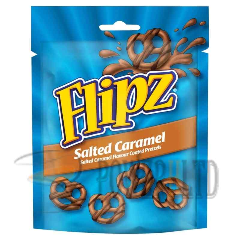 Flipz Pretzels Salted Caramel Flavour Snacks 90g