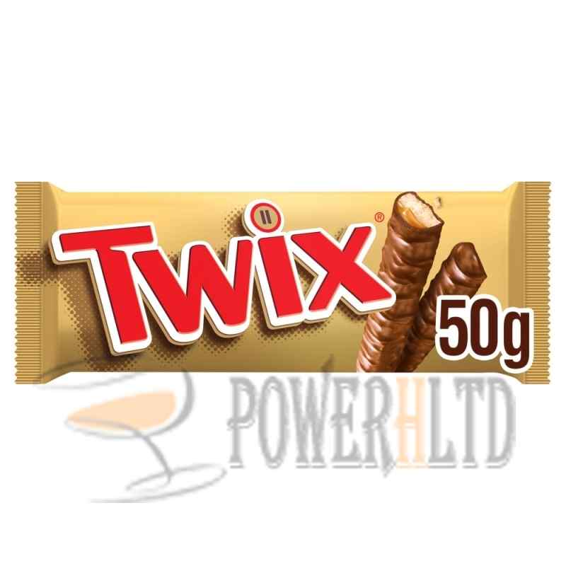 Twix Chocolate Biscuit Twin Bars 50g