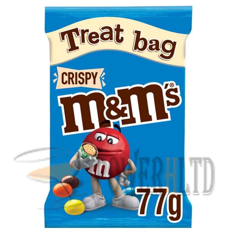 M&M's Crispy Chocolate Treat Bag 77g