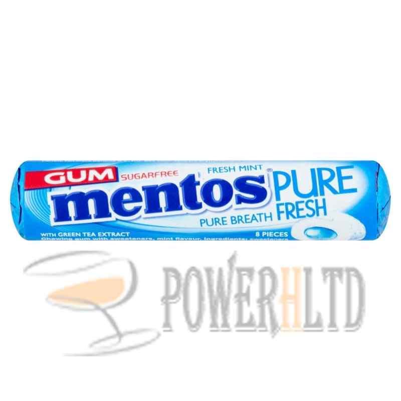 Mentos Gum Pure Fresh Fresh Mint 8 Pieces 15.5g