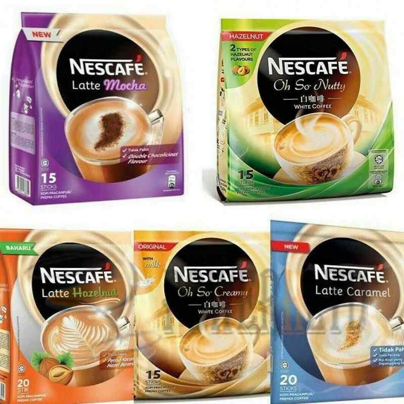 Nescafe 3in1 Instant Premix Coffee Latte