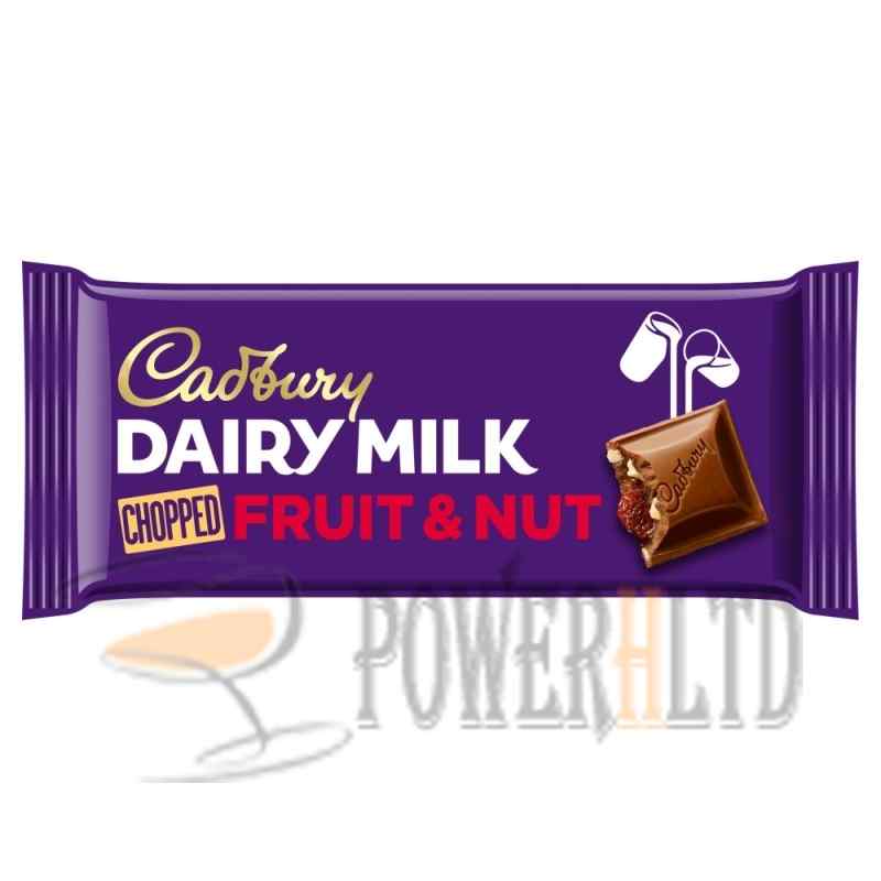 Cadbury Dairy Milk Fruit and Nut Chopped Chocolate Bar 95g